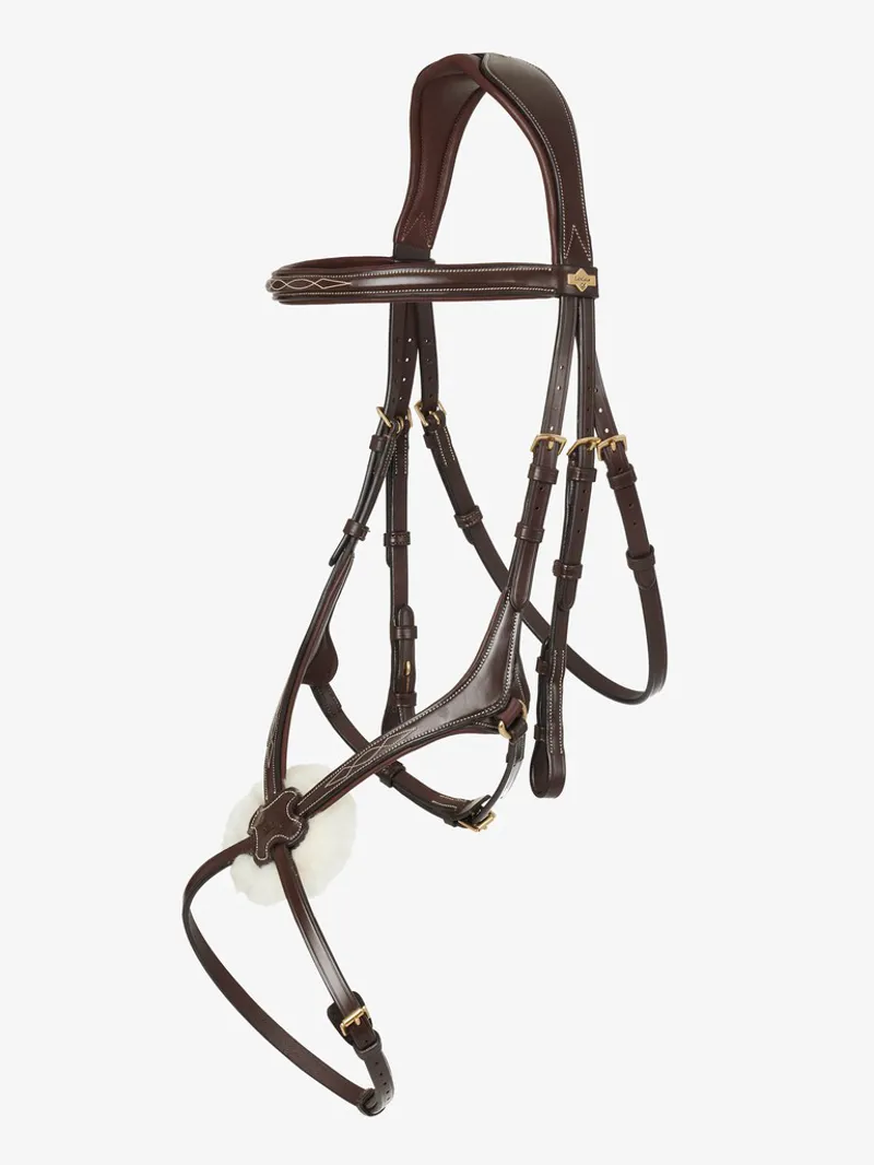 LeMieux Grackle Bridle - Havana-1